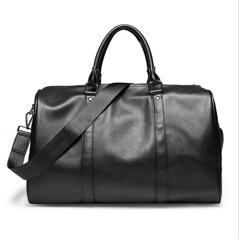 Travel Handbag Outdoor Sport Bag Gym Bag Fitness Shoulder Bags Soft PU ...